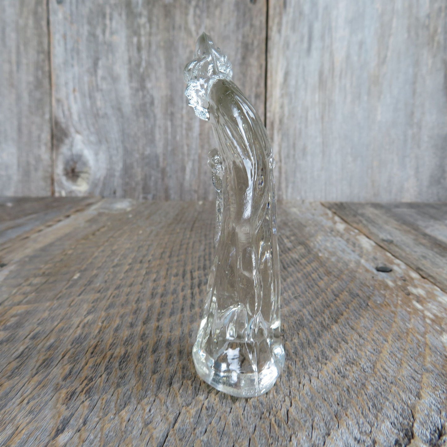 Wiseman Wise Men Figurine Clear Glass Nativity Replacement Wise Man Part Christmas Story Vintage