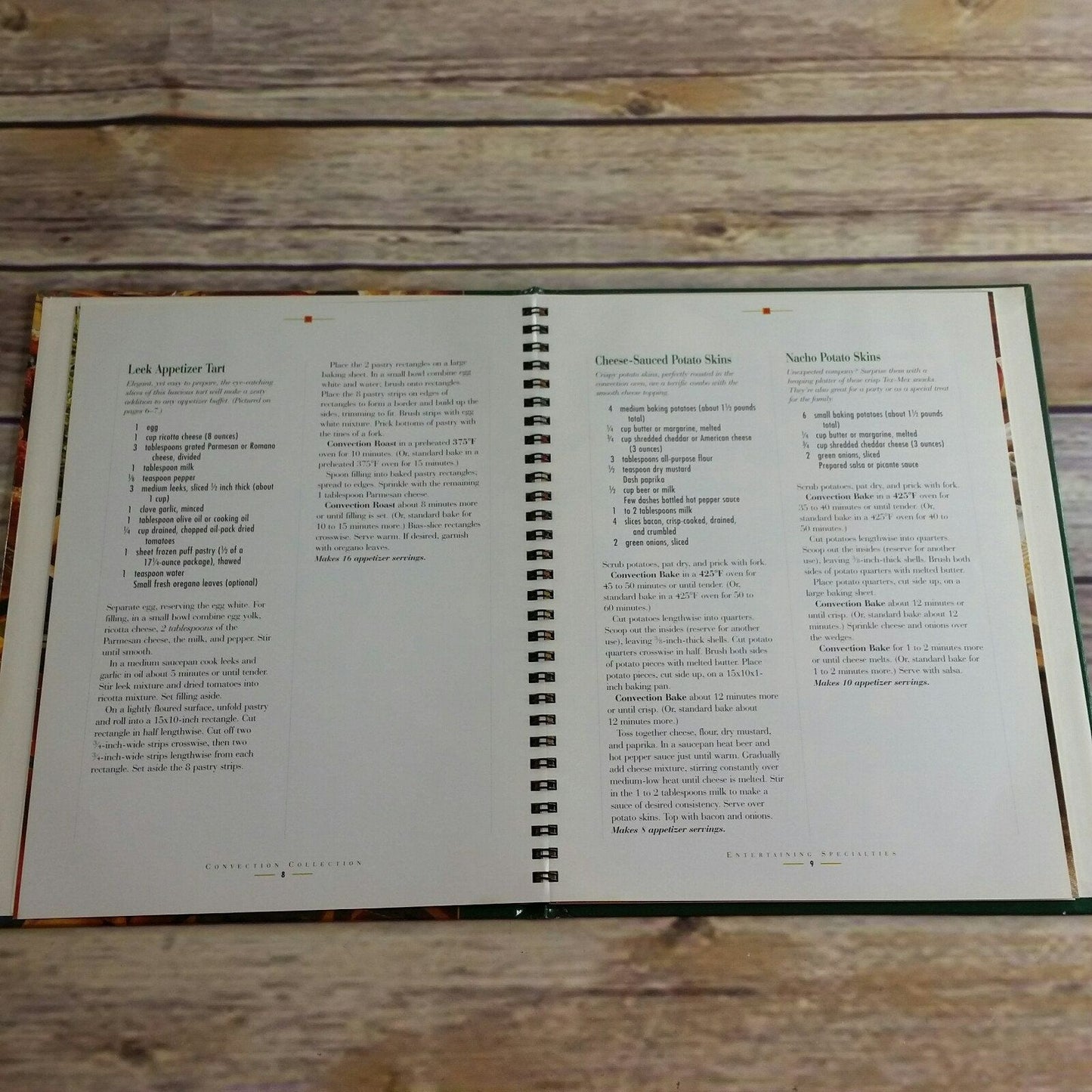 Vintage Kitchen Aid Cookbook Convection Collection Recipes Book 1995 Spiral Bound Hardcover 112 Recipes Whirlpool KitchenAid