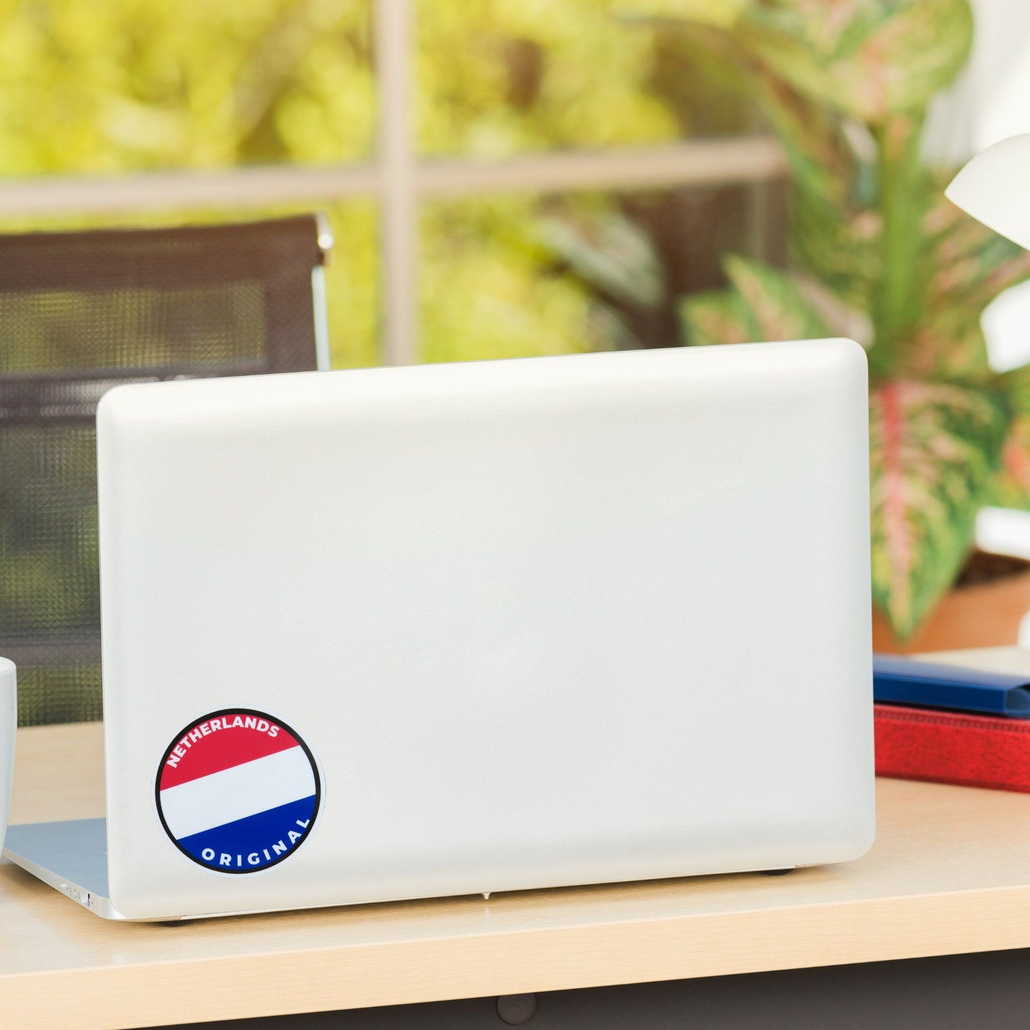 Netherlands Original Sticker Netherlands Red White Blue Flag Waterproof Circle Home Pride Proud