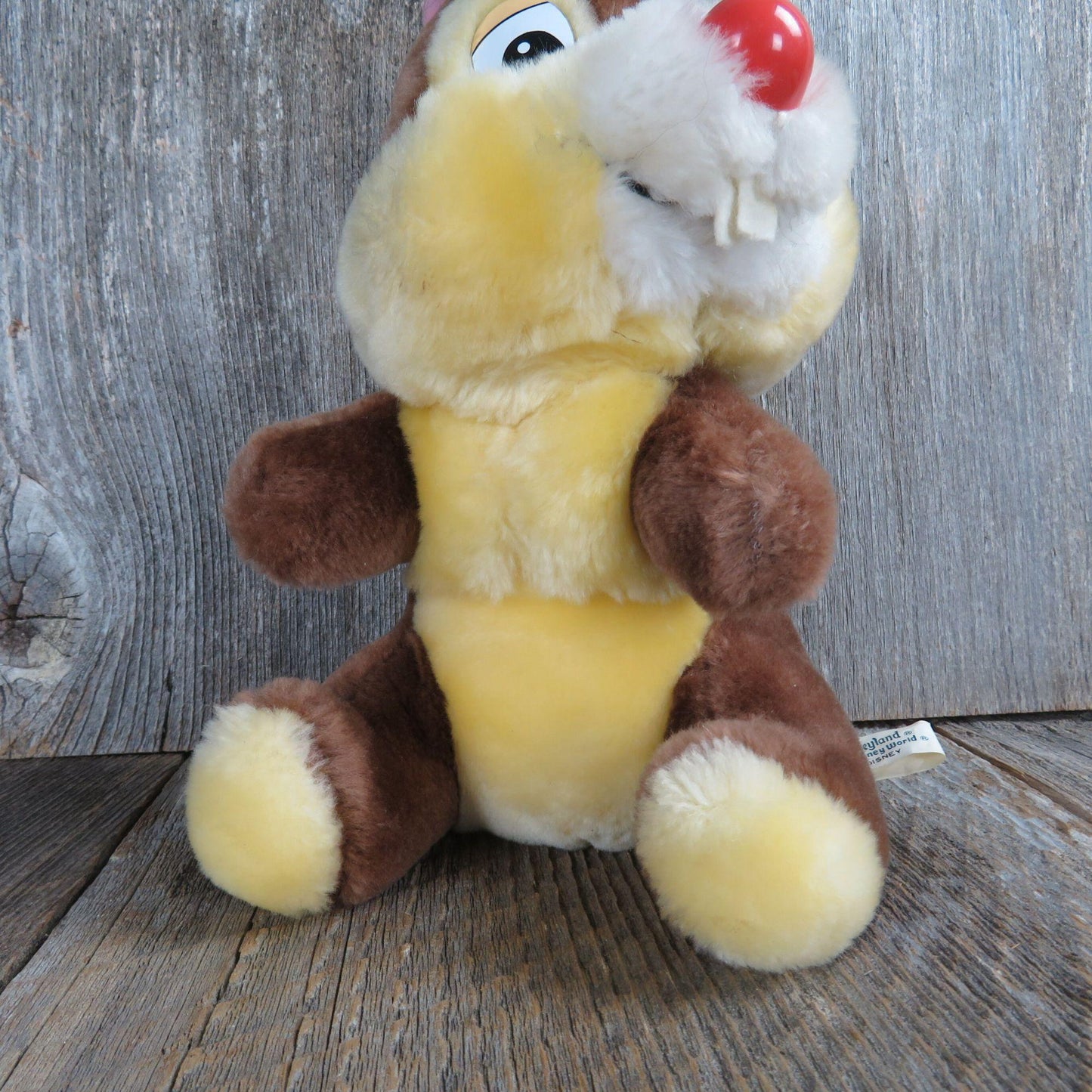 Vintage Chipmunk Plush Chip and Dale Walt Disney World Stuffed Animal Movie Character