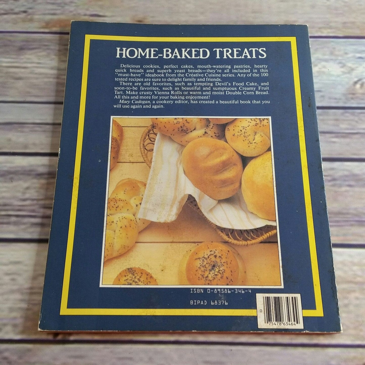 Vintage Cookbook Delicious Baking Recipes 1985 Mary Cadogan Paperback HP Books 1980s Baking Book