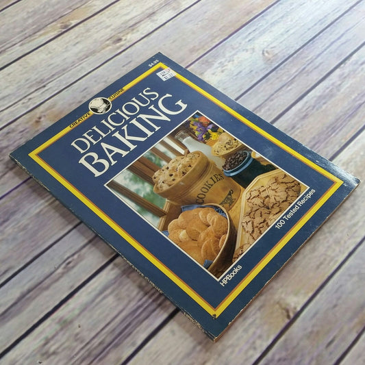 Vintage Cookbook Delicious Baking Recipes 1985 Mary Cadogan Paperback HP Books 1980s Baking Book