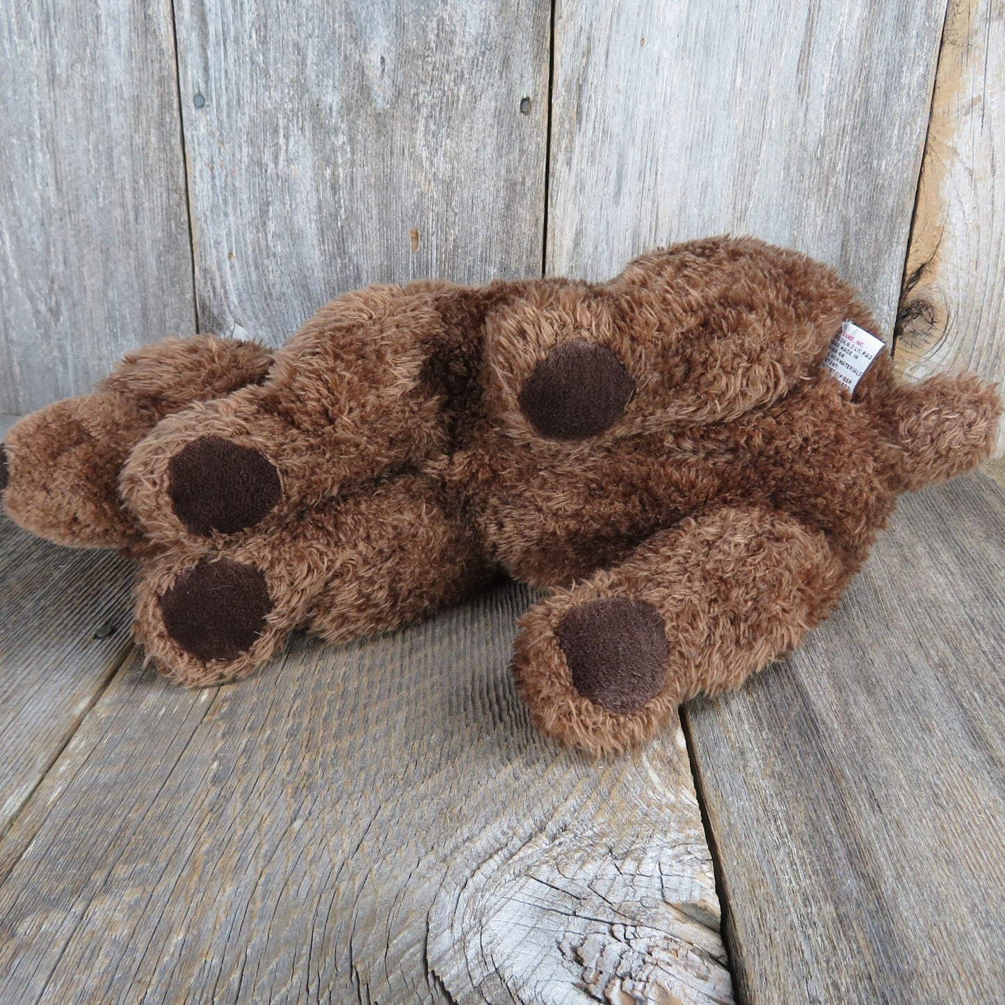 Teddy Bear Plush Gund Snoozer Fuzzy Laying Weighted Stuffed Animal