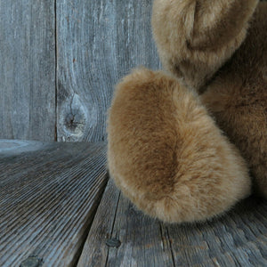 Vintage Jointed Bear Plush Brown Stuffed Animal Jointed Expressly Mervyns
