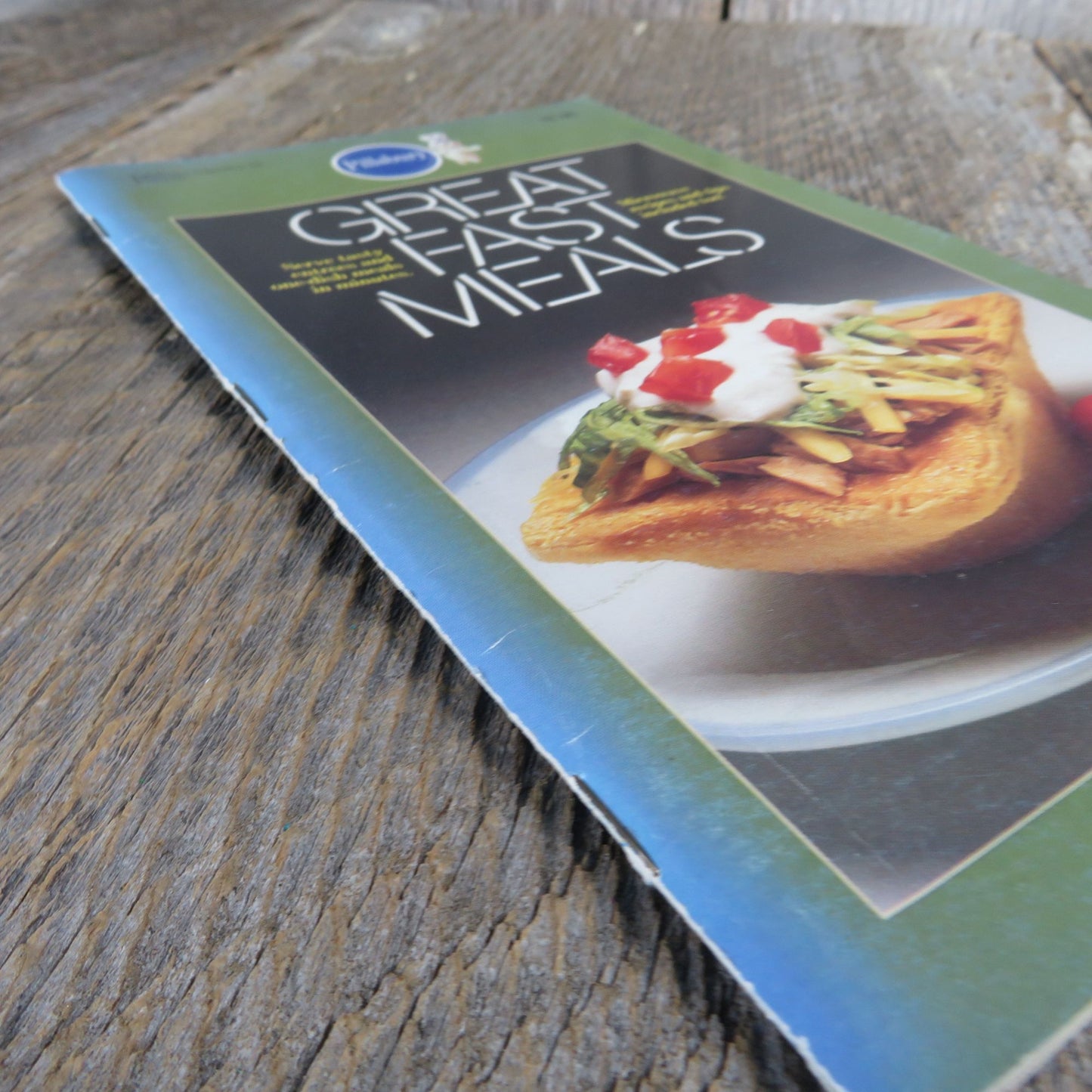 Great Fast Meals Pamphlet Cookbook Pillsbury Classics 1984 One Dish Meals Microwave Paperback Booklet Grocery Store
