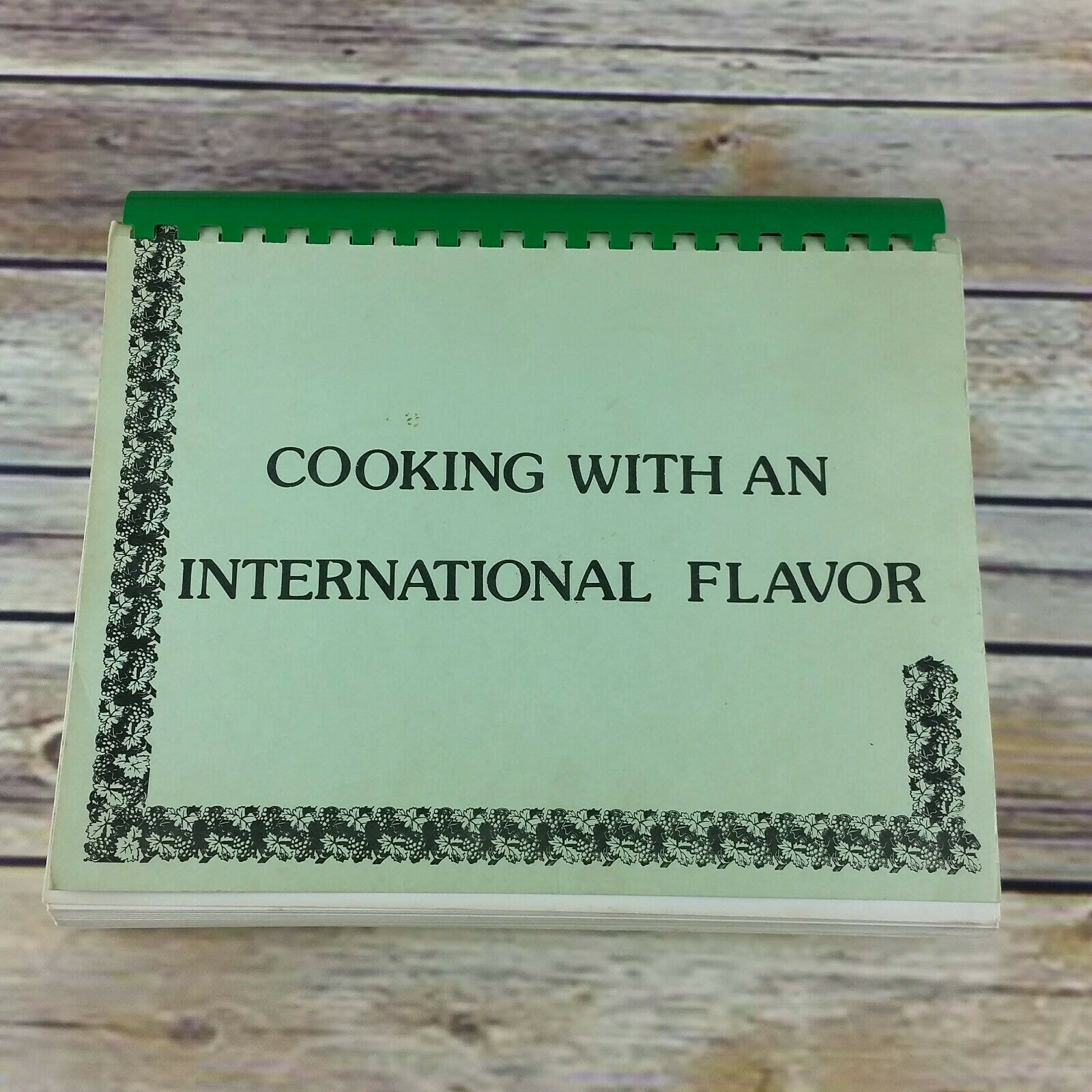 Vintage California Cookbook Cooking With An International Flavor 1985 Folk Dance - At Grandma's Table