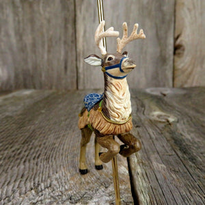 Prancing Reindeer Carousel Ride Hallmark Keepsake Christmas Tree Ornament 2006 - At Grandma's Table