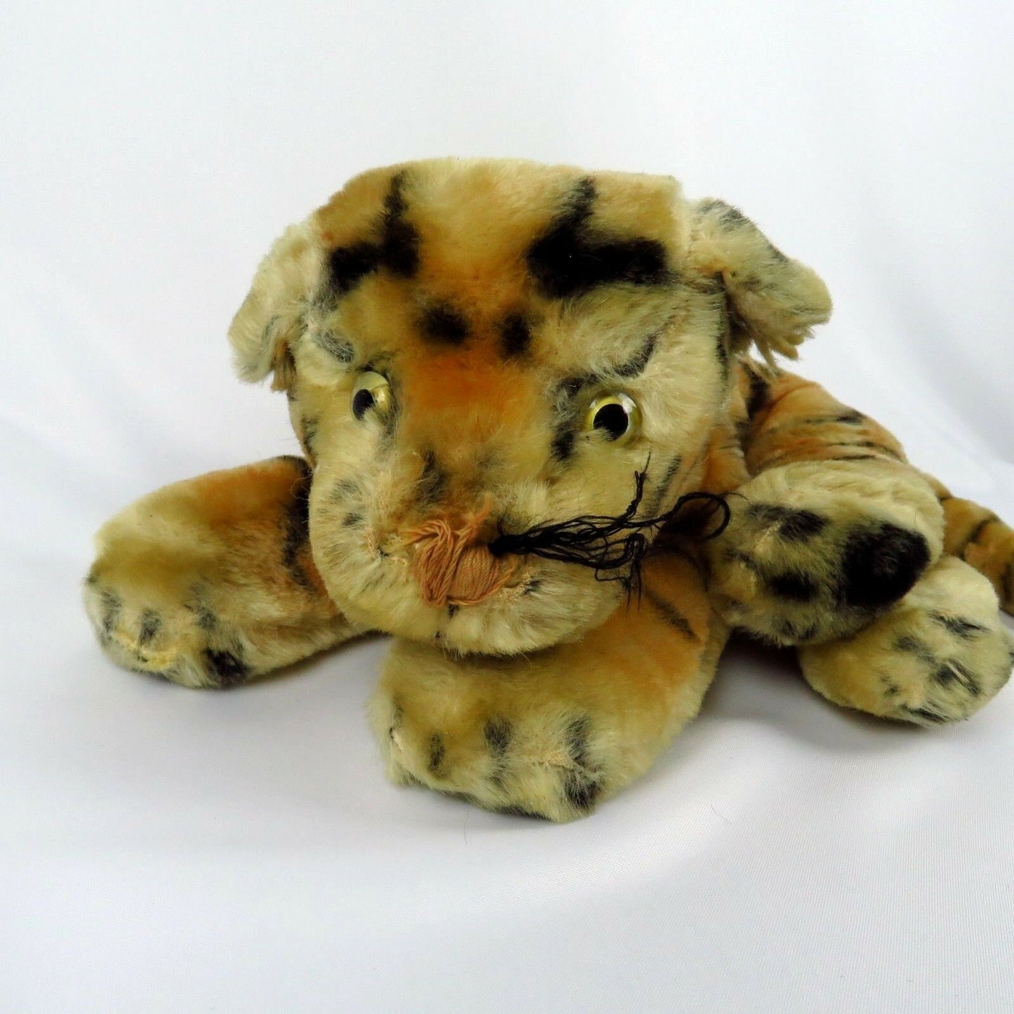 Vintage Mohair Tiger Cat Cub Plush Character Novelty Co Stuffed Animal Toy Doll - At Grandma's Table