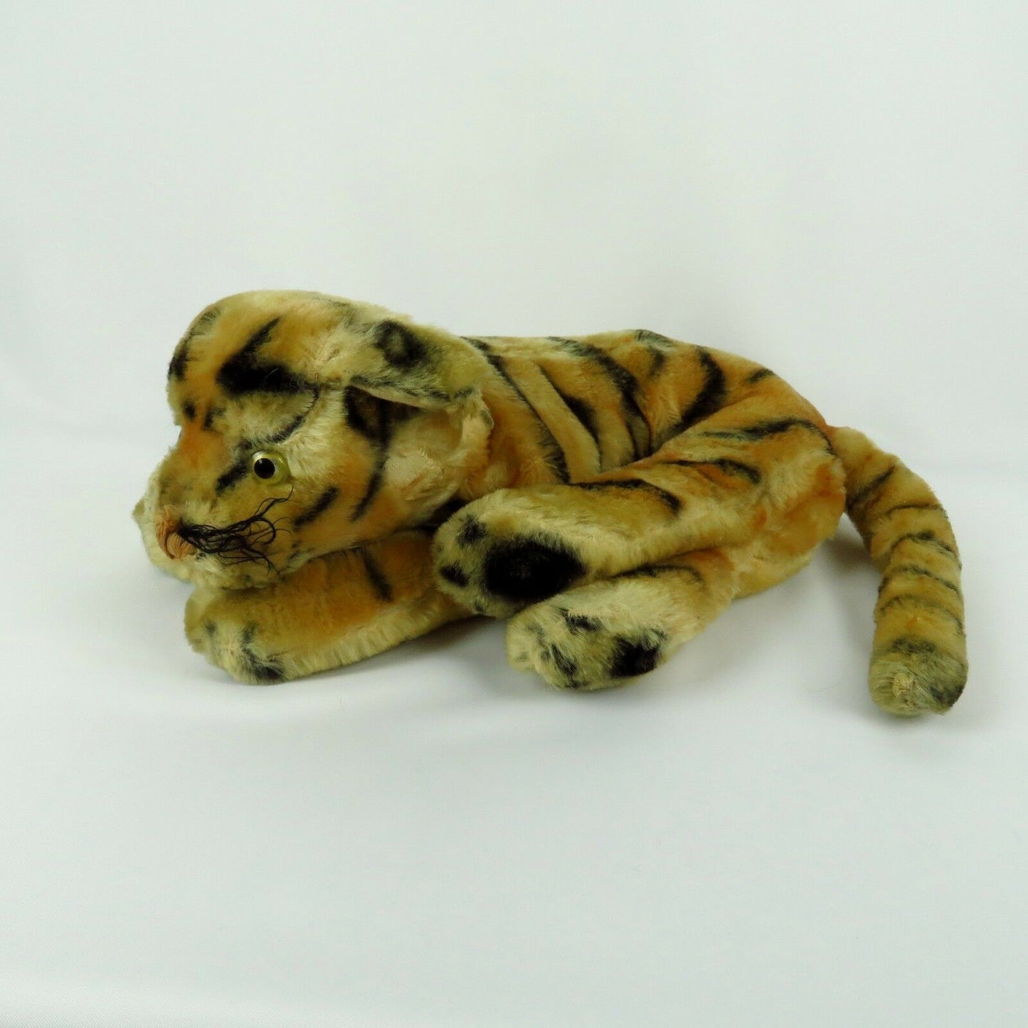 Vintage Mohair Tiger Cat Cub Plush Character Novelty Co Stuffed Animal Toy Doll - At Grandma's Table