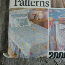 Load image into Gallery viewer, Vintage Vogue Bedspread Linen Sewing Pattern Bedroom Sham Pillow Bed Covers - At Grandma&#39;s Table