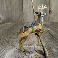 Load image into Gallery viewer, Prancing Reindeer Carousel Ride Hallmark Keepsake Christmas Tree Ornament 2006 - At Grandma&#39;s Table
