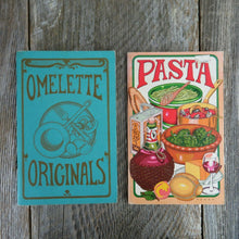 Load image into Gallery viewer, Vintage Cookbooks Set of 2 Lot Pasta by Irena Chalmers and Omelette Originals - At Grandma&#39;s Table