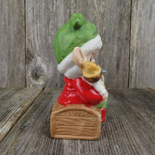 Load image into Gallery viewer, Vintage Toy Maker Elf  Figurine Santa Christmas Doll Ceramic Homco Bisque 5406 - At Grandma&#39;s Table