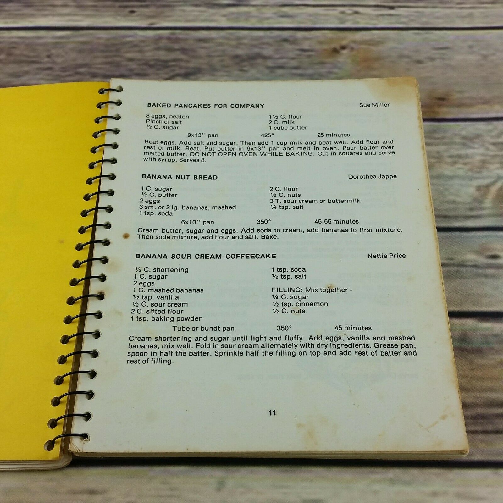 Vintage Washington Cookbook Kitsap Lake Homemakers 1952 through 1982 Spiral - At Grandma's Table