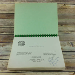 Vintage California Cookbook Cooking With An International Flavor 1985 Folk Dance - At Grandma's Table