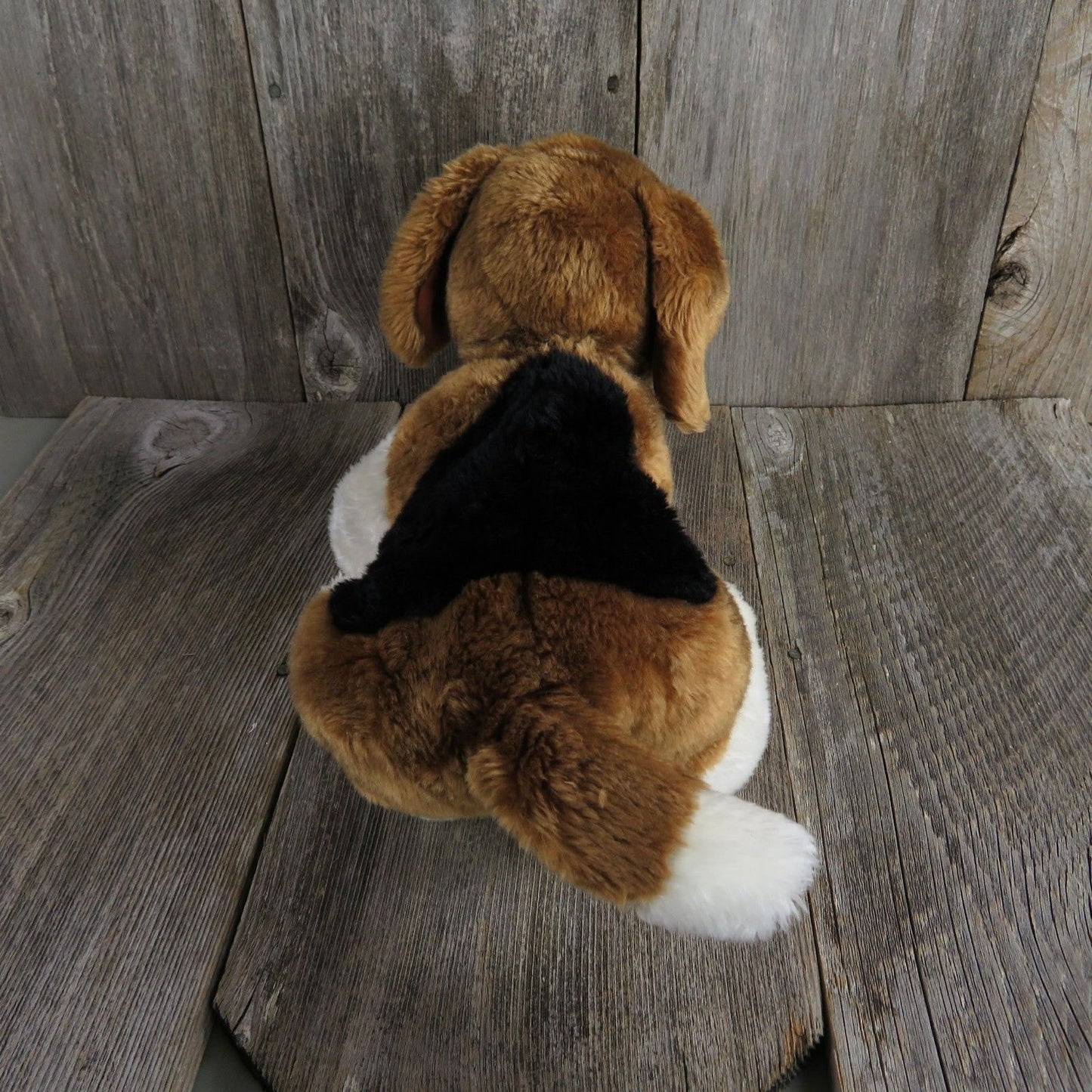 St Bernard Dog Plush Puppy Stuffed Animal Breed Lounging Boxer Beagle Brown - At Grandma's Table