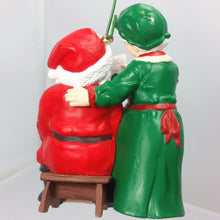 Load image into Gallery viewer, Vintage Santa Mrs Claus Ornament Christmas Hallmark Keepsake Checking His List 1991 - At Grandma&#39;s Table
