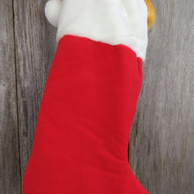 Load image into Gallery viewer, Winnie The Pooh Christmas Stocking Plush Stuffed Animal Red Santa Hat Disney - At Grandma&#39;s Table