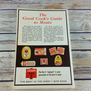 Vintage Cookbook Cudahy Bar S Meat 1966 Squirrel Stew Yorkshire Pudding - At Grandma's Table