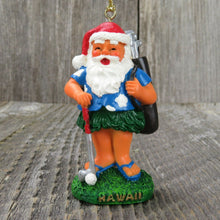Load image into Gallery viewer, Santa Claus Hawaii Golf Ornament Christmas Tree Holiday - At Grandma&#39;s Table