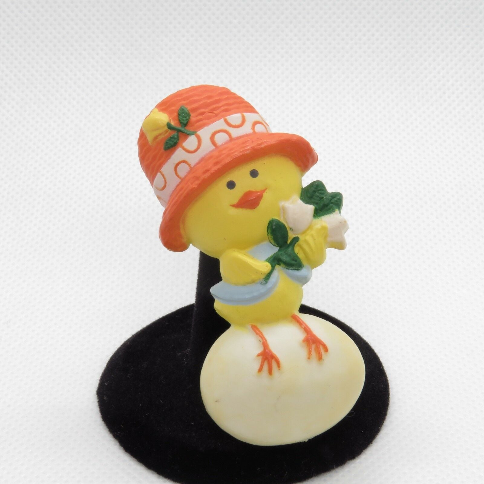 Chick Chicken Egg Easter Pin Brooch Hallmark Vintage 1975 Bonnet Jewelry - At Grandma's Table