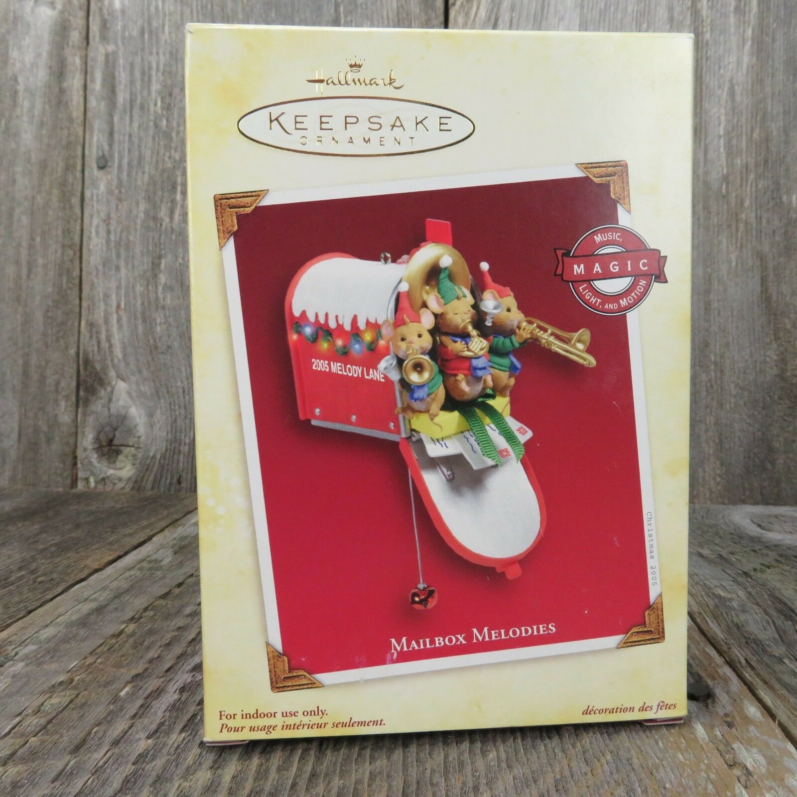 Mailbox Melodies Ornament Hallmark Christmas Mice Mouse Tree VIDEO Band Music - At Grandma's Table