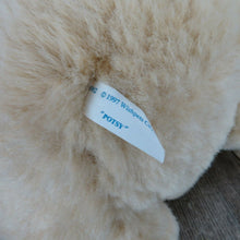 Load image into Gallery viewer, Vintage Teddy Bear Plush Potsy Wishpets Stuffed Animal Toy Doll 1997 Cream - At Grandma&#39;s Table