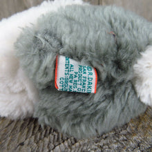 Load image into Gallery viewer, Vintage Bunny Rabbit Plush Stuffed Animal Hare Dakin Easter Gray White Korea - At Grandma&#39;s Table