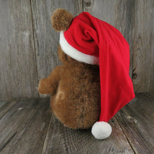 Load image into Gallery viewer, Vintage Teddy Bear Plush Christmas Icicles Russ Stuffed Animal Eyelashes Santa - At Grandma&#39;s Table