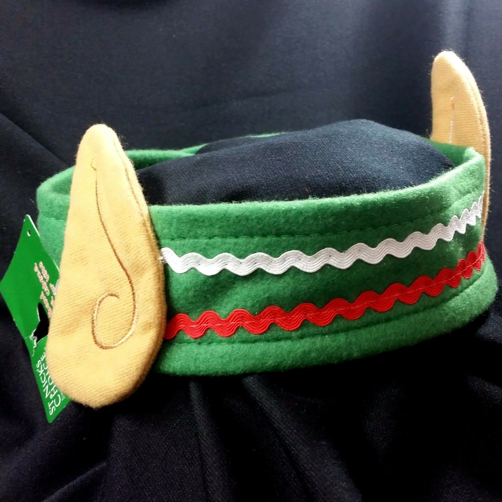 Green Elf Ears Headband Christmas Party Holiday Santa Claus Helper Ugly - At Grandma's Table