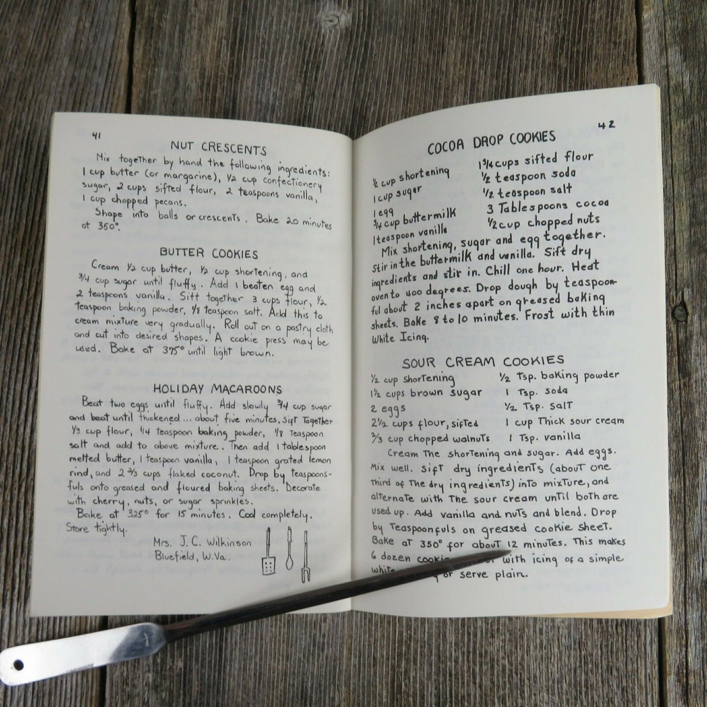 Vintage West Virginia Cookbook Old Timey Family Mountain Recipes Appalachian - At Grandma's Table