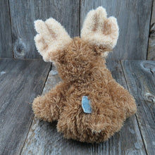 Load image into Gallery viewer, Moose Plush Baby Rattle Stuffed Animal Boyds Collection Tan Honey Fuzzy Soft - At Grandma&#39;s Table
