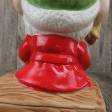 Load image into Gallery viewer, Vintage Toy Maker Elf  Figurine Santa Christmas Doll Ceramic Homco Bisque 5406 - At Grandma&#39;s Table