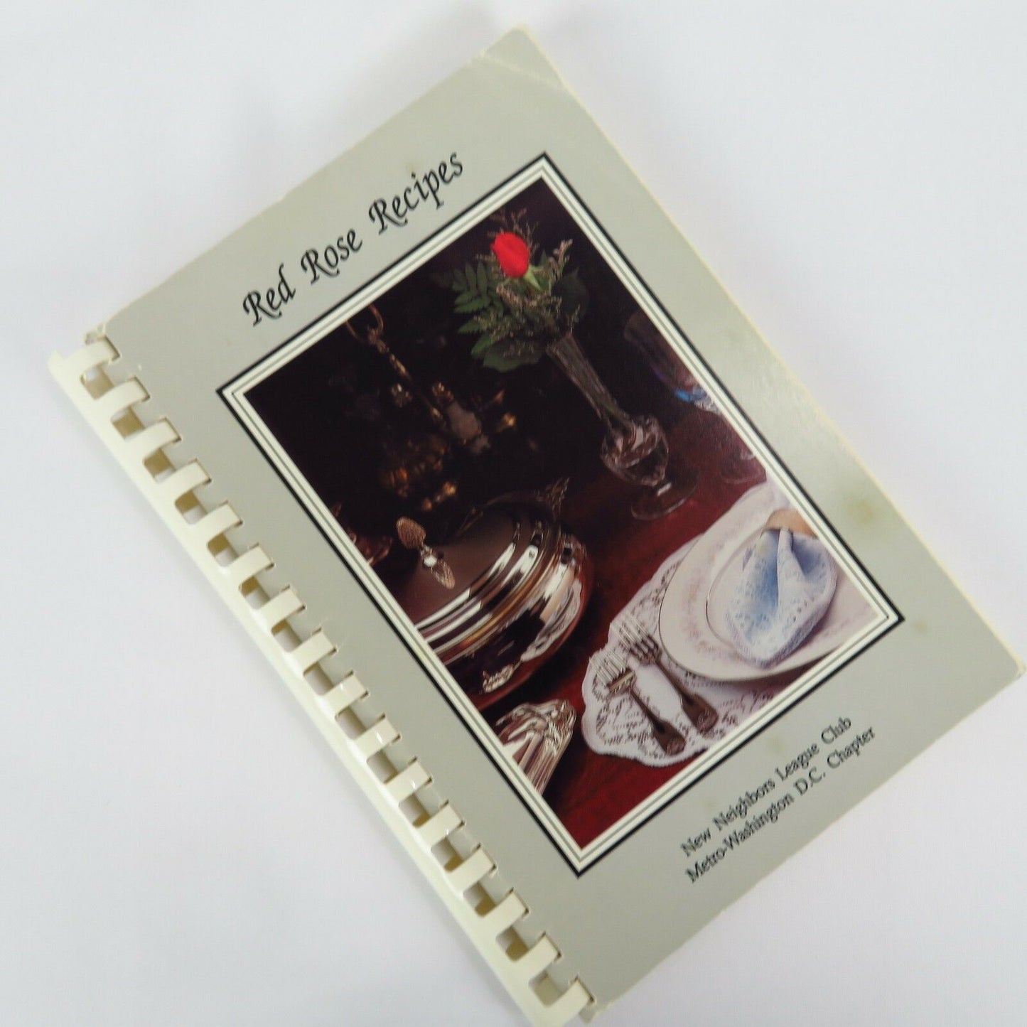 Vintage Washington D.C. Cookbook New Neighbors League Club Metro Red Rose Recipe - At Grandma's Table