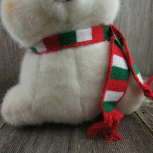 Vintage Seal Plush Sea Lion Russ Swizzel Christmas Stuffed Animal Santa Hat - At Grandma's Table