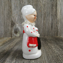Load image into Gallery viewer, Vintage Mrs Santa Claus Salt Pepper Shaker Spaghetti Christmas Napco Replacement - At Grandma&#39;s Table