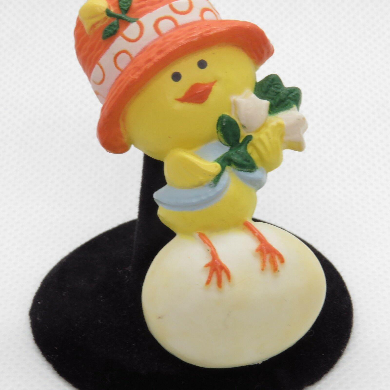 Chick Chicken Egg Easter Pin Brooch Hallmark Vintage 1975 Bonnet Jewelry - At Grandma's Table