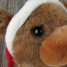 Load image into Gallery viewer, Vintage Teddy Bear Plush Christmas Icicles Russ Stuffed Animal Eyelashes Santa - At Grandma&#39;s Table