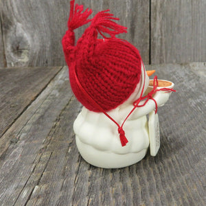 First Coffee Snowman Christmas Ornament Department 56 Bisque Porcelain Ceramic - At Grandma's Table