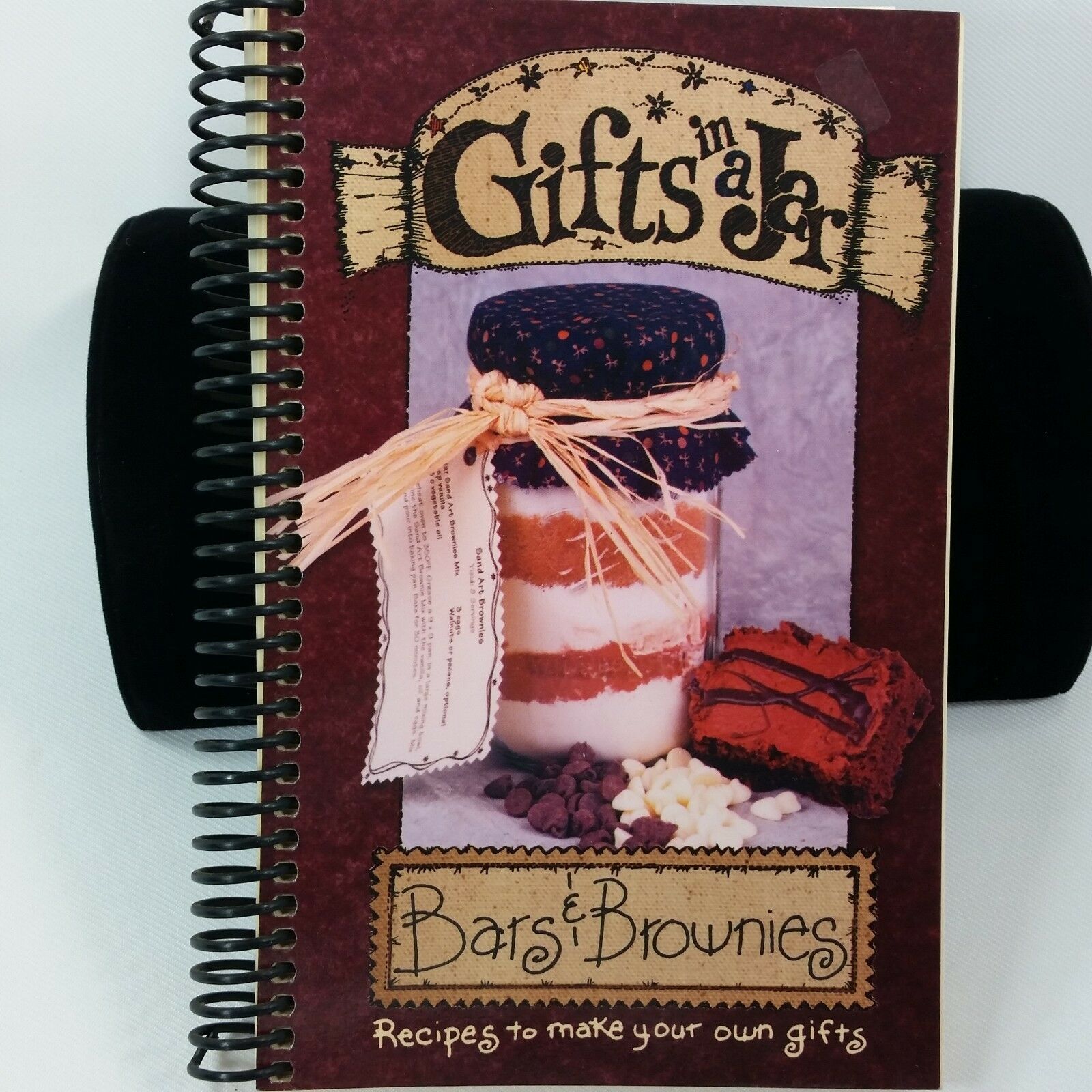 Gifts in a Jar Bars & Brownies Cookbook Homemade Recipes DIY Presents - At Grandma's Table