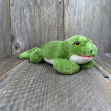 Load image into Gallery viewer, Frog Toad Plush Vintage Dakin Stuffed Animal Toy Doll Nut Filled Green 1976 - At Grandma&#39;s Table