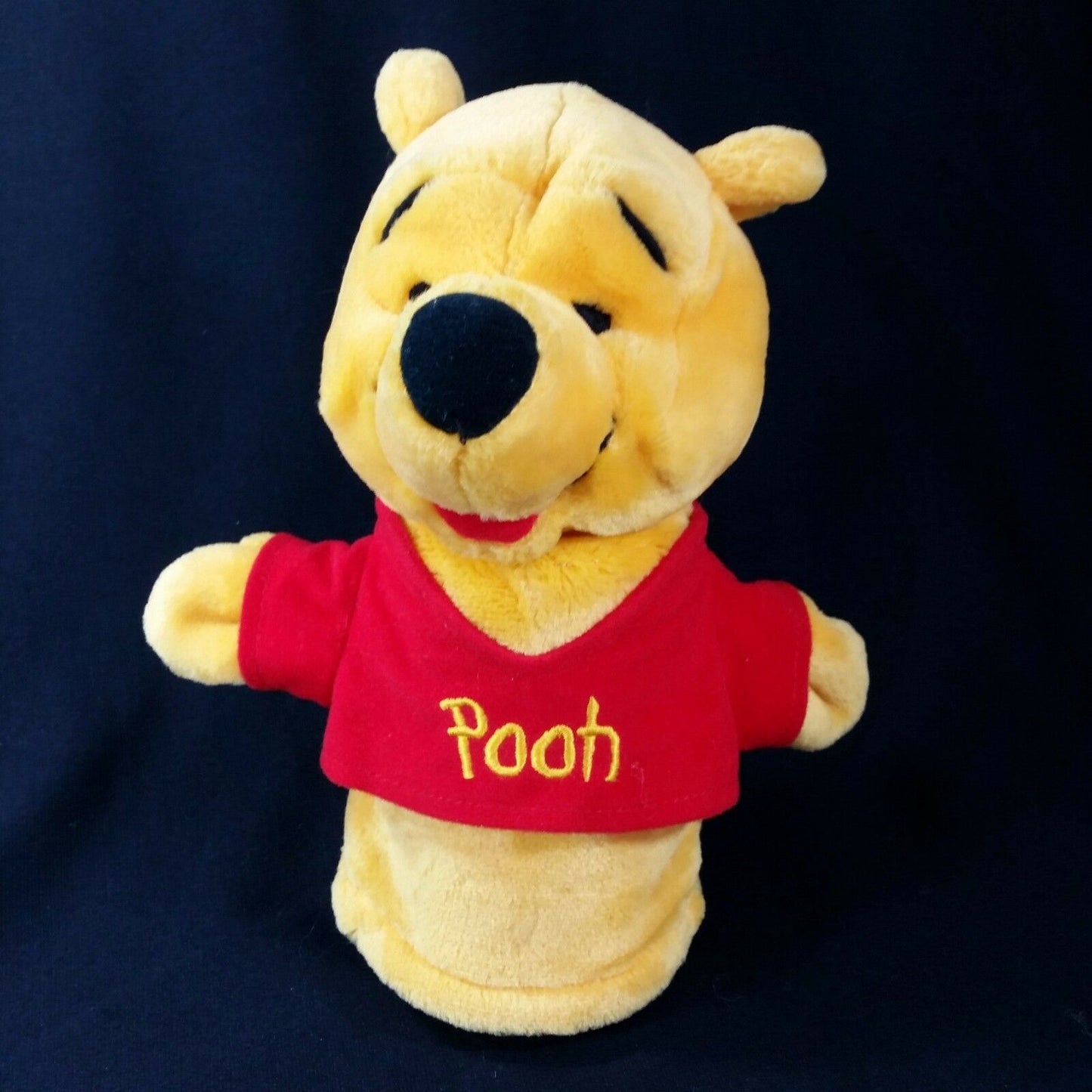 Winnie the Pooh Bear Puppet Plush Stuffed Animal Disney Mattel Toy Doll - At Grandma's Table