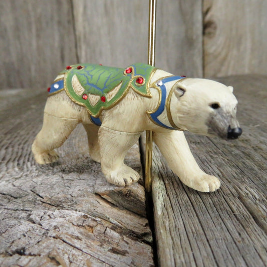 Grand Polar Bear Carousel Ride Hallmark Keepsake Christmas Tree Ornament 2007 - At Grandma's Table