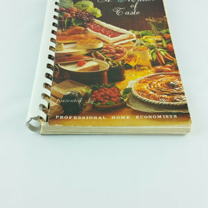 Vintage California Cookbook Home Economics Association A Matter of Taste - At Grandma's Table
