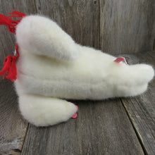 Load image into Gallery viewer, Vintage Seal Plush Sea Lion Russ Swizzel Christmas Stuffed Animal Santa Hat - At Grandma&#39;s Table