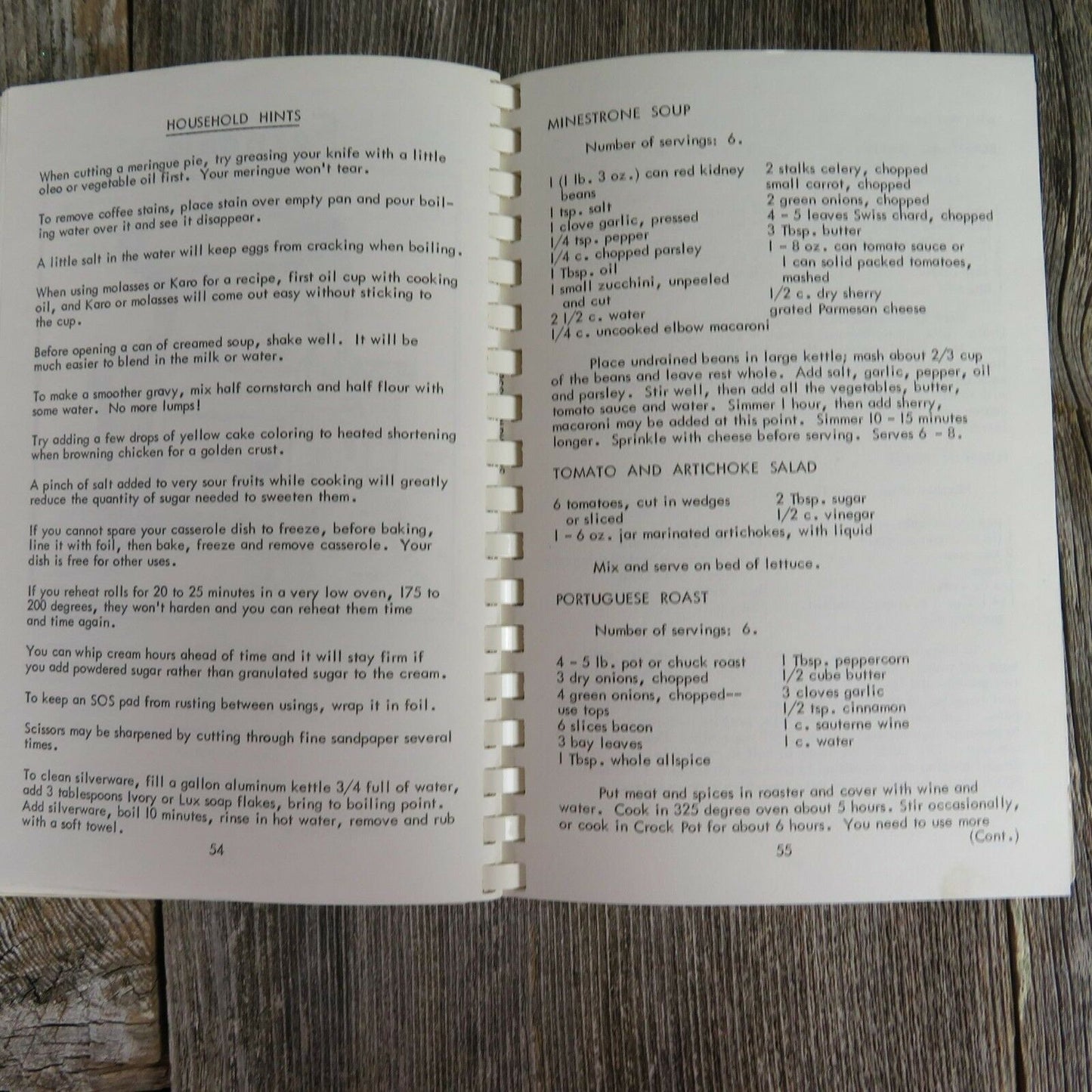 Vintage California Rotary Cookbook International District 513 Recipes 1977 - At Grandma's Table