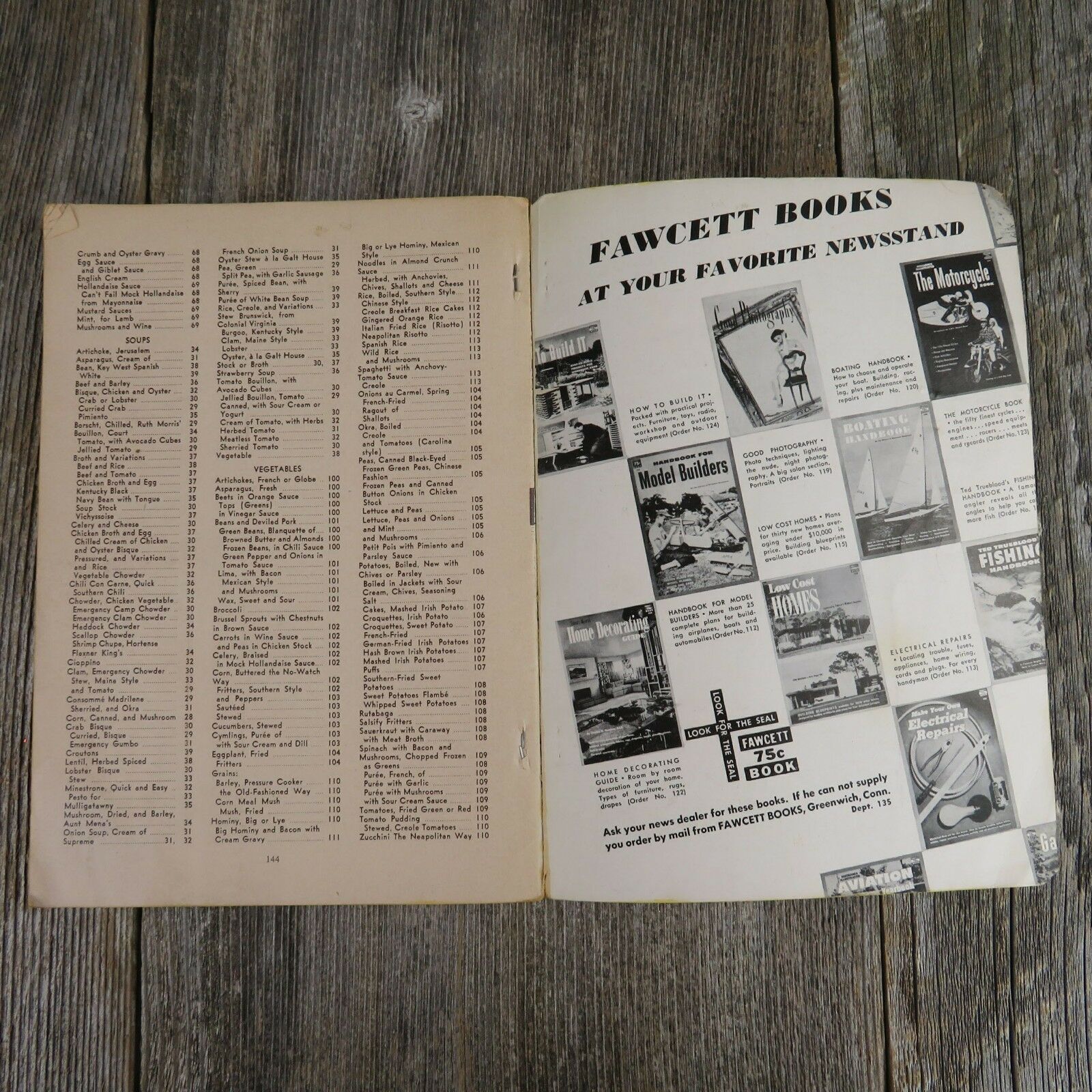 Vintage Cookbook Quick Cooking from the Top of the Stove Marion Flexner # 135 - At Grandma's Table