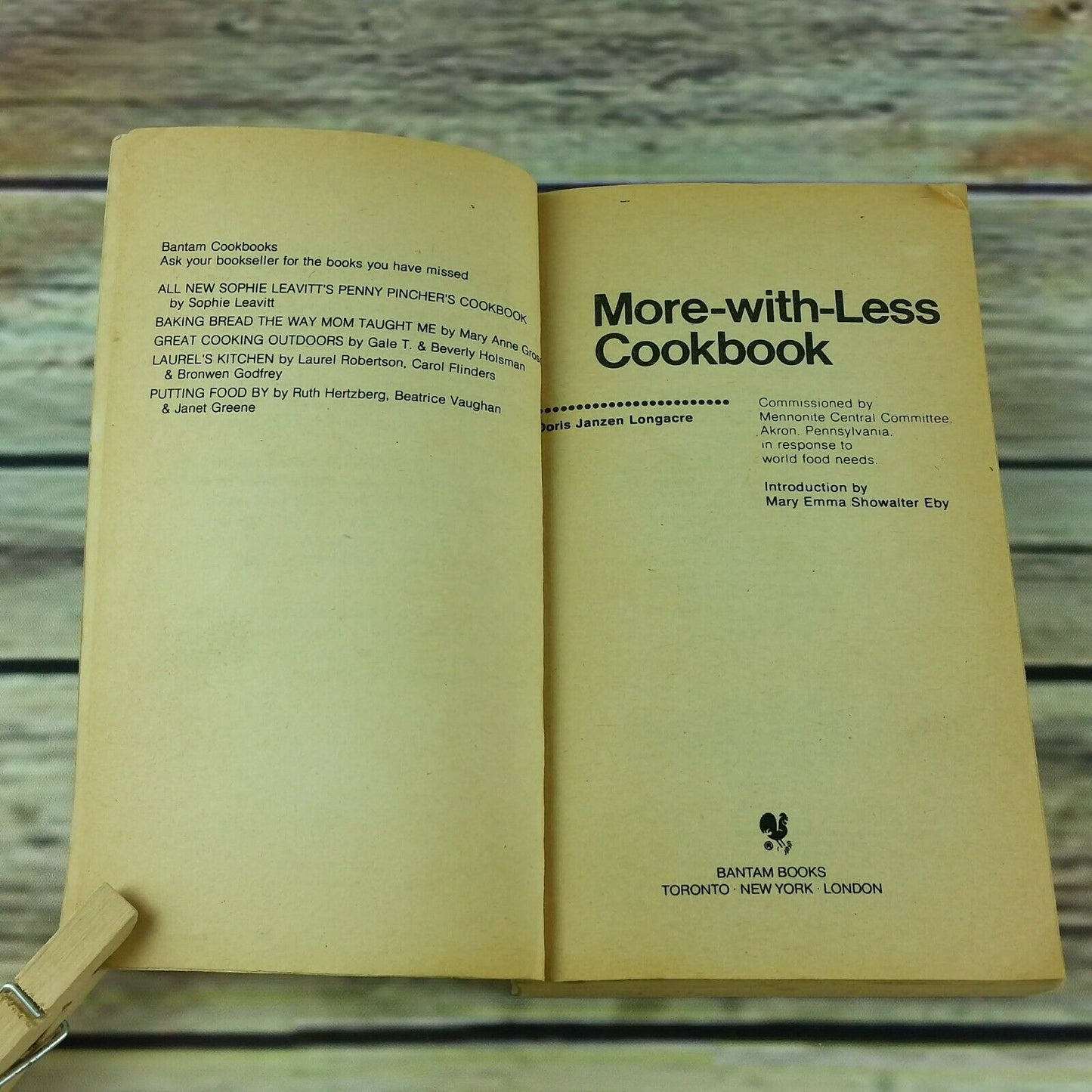 Vintage Cookbook More with Less Cookbook Doris Janzen Longacre Mennonite 1981 - At Grandma's Table