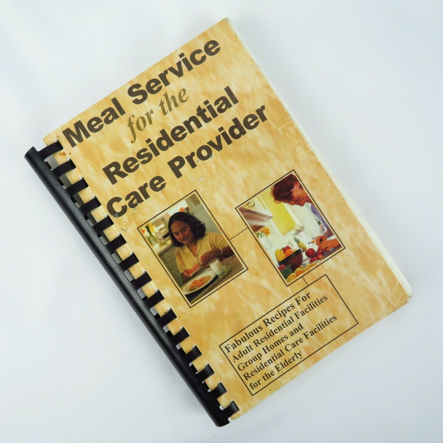 Vintage Residential Care Cookbook Meal Service Provider Adult Group Home Elderly - At Grandma's Table