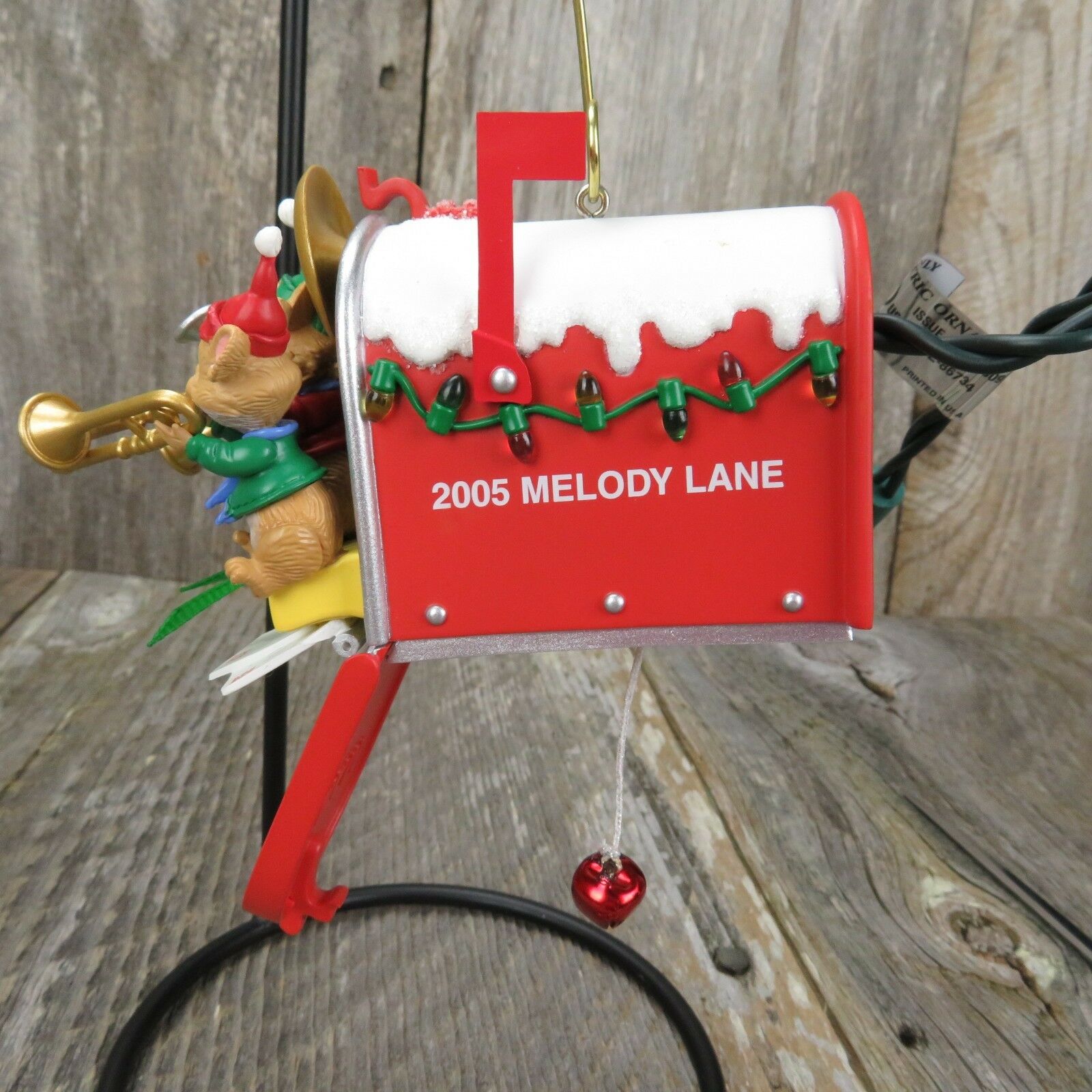Mailbox Melodies Ornament Hallmark Christmas Mice Mouse Tree VIDEO Band Music - At Grandma's Table